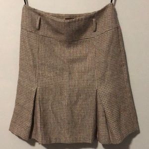 Barami Tweed/Plaid Skirt